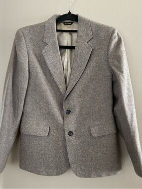 Kennet Downs Los Angeles Tailored Gray Camel Hair Women's Blazer